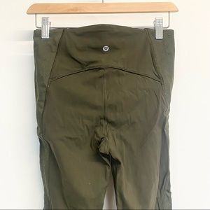 Green Lululemon Leggings, Great Condition, Size 6